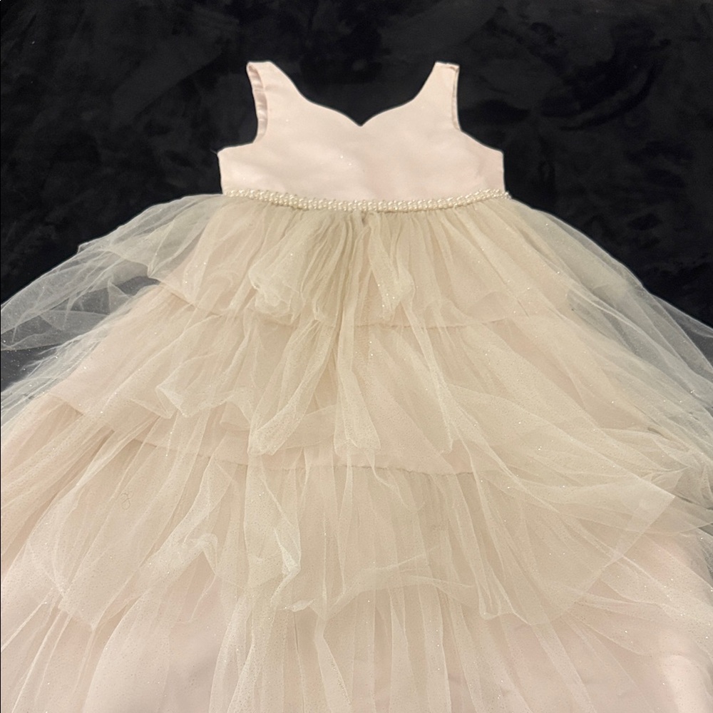Elegant Light Pink Kids Dress